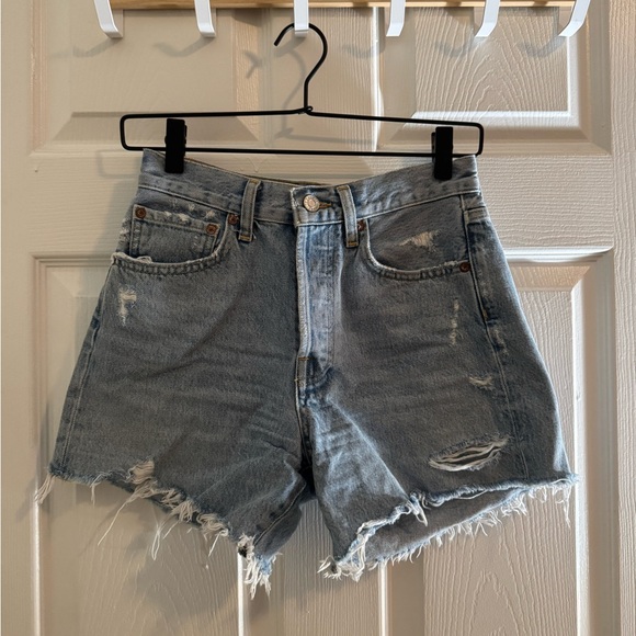 Agolde Parker Long Jean Short - Picture 5 of 15